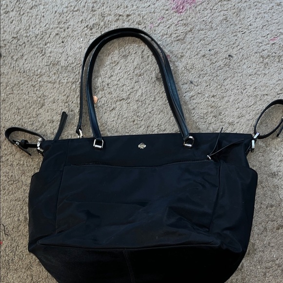 Kate Spade Black Nylon Tote
